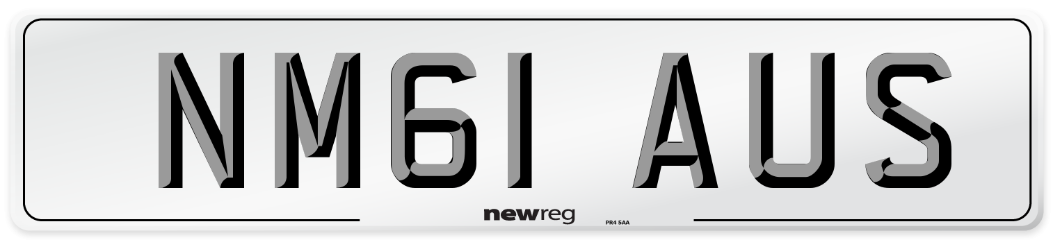 NM61 AUS Number Plate from New Reg